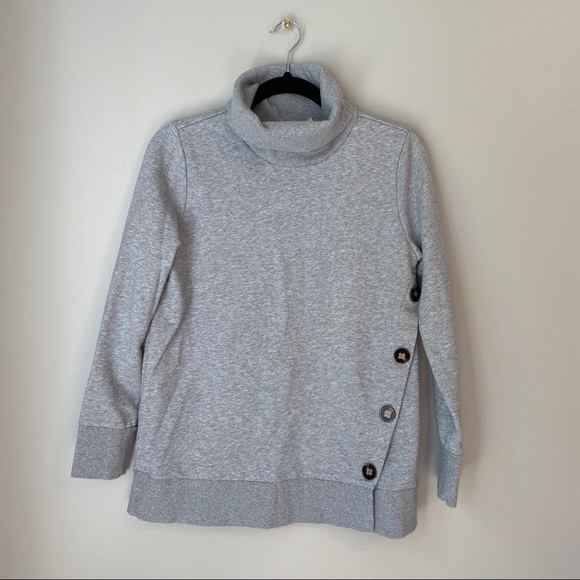 Soft Surroundings • Button Turtleneck Lidia top M - Picture 2 of 6